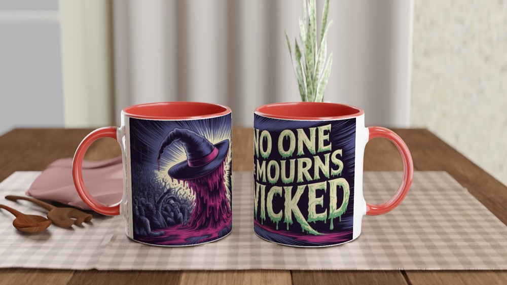 No One Mourns The Wicked - Melting Witch Horror Design — view 7