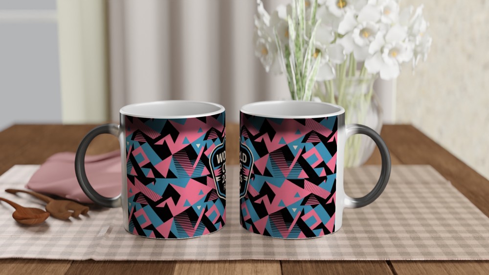 World Cup 2026 Fan Geometric Pattern Mug — view 3