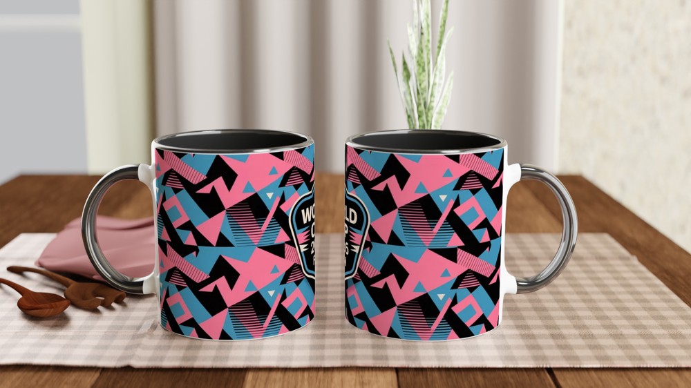World Cup 2026 Fan Geometric Pattern Mug — view 9