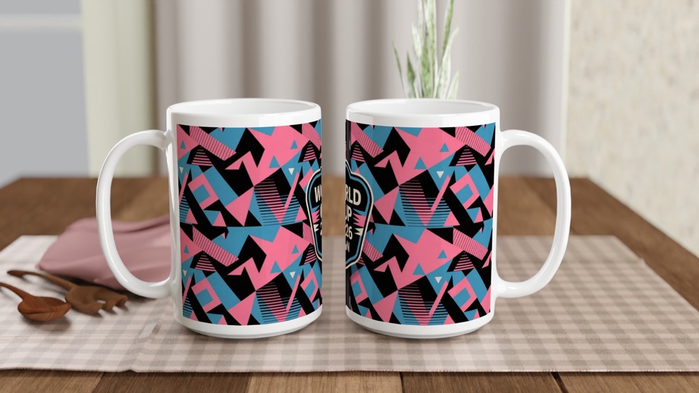 World Cup 2026 Fan Geometric Pattern Mug — view 2