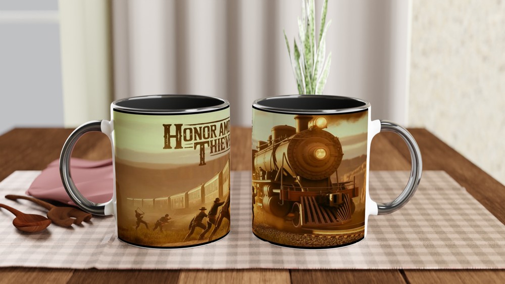 Red Dead Redemption 2 Mug | Honor Among Thieves Train Robbery | Gaming Gift for Him | Best Friend Birthday Present — view 9