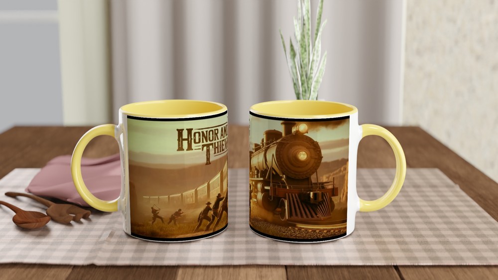 Red Dead Redemption 2 Mug | Honor Among Thieves Train Robbery | Gaming Gift for Him | Best Friend Birthday Present — view 8