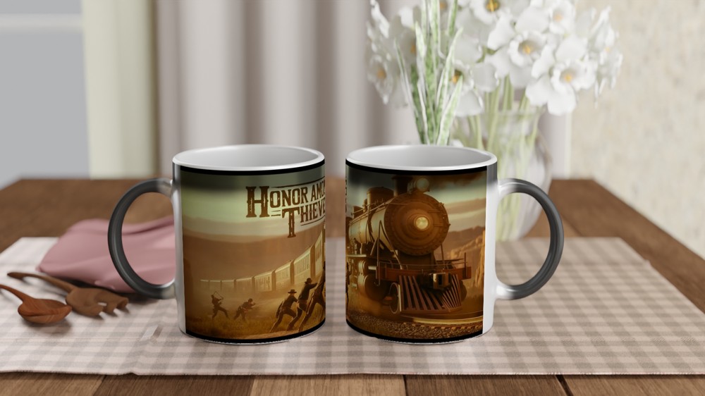 Red Dead Redemption 2 Mug | Honor Among Thieves Train Robbery | Gaming Gift for Him | Best Friend Birthday Present — view 3