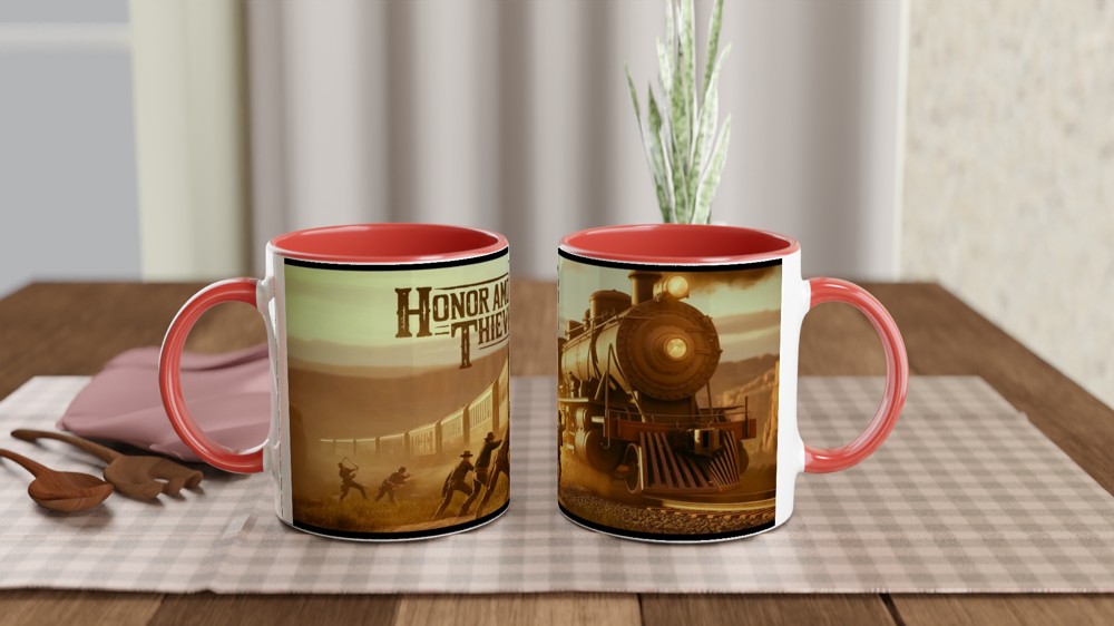 Red Dead Redemption 2 Mug | Honor Among Thieves Train Robbery | Gaming Gift for Him | Best Friend Birthday Present — view 7