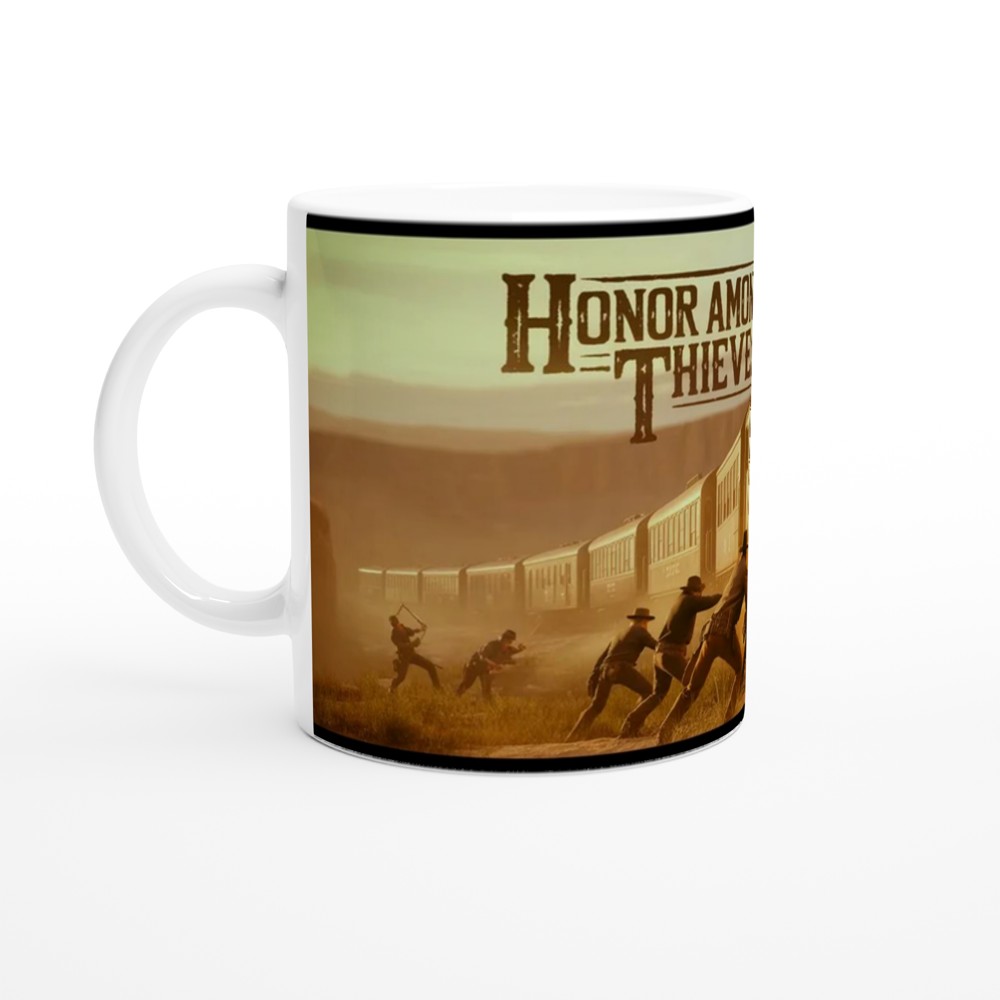 Red Dead Redemption 2 Mug | Honor Among Thieves Train Robbery | Gaming Gift for Him | Best Friend Birthday Present — view 10
