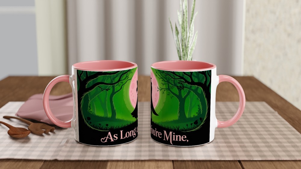 Wicked Mug | 'As Long as You're Mine' Quote | Musical Theatre Gift | Elphaba and Fiyero Romance Mug — view 6