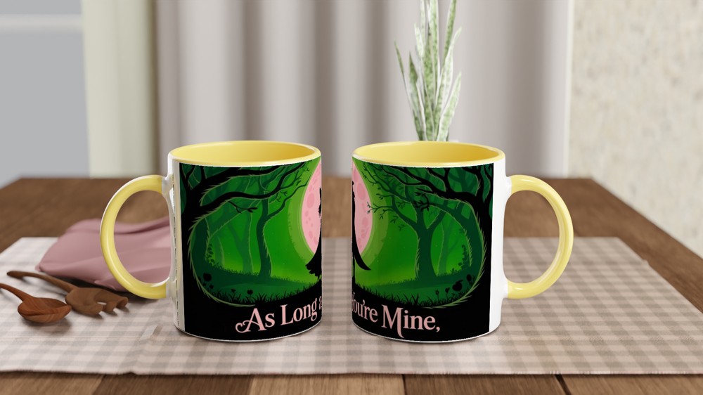 Wicked Mug | 'As Long as You're Mine' Quote | Musical Theatre Gift | Elphaba and Fiyero Romance Mug — view 8