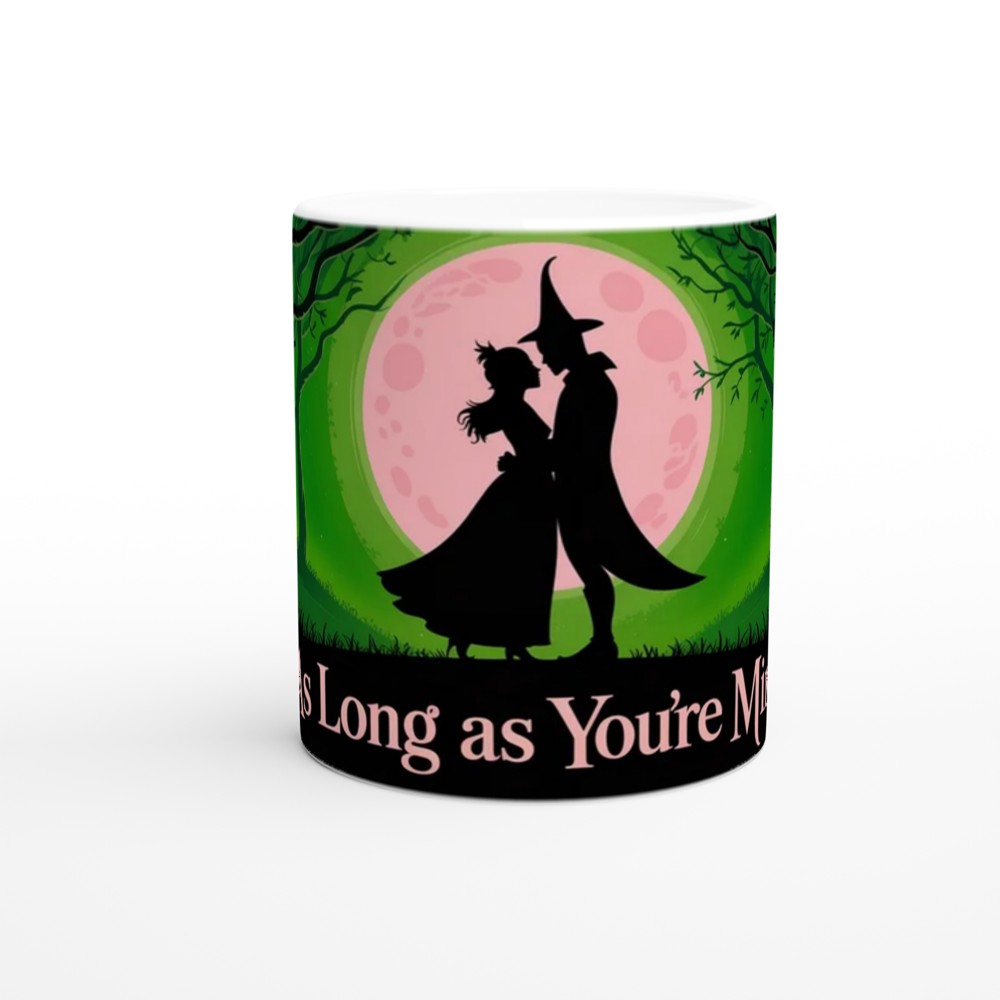 Wicked Mug | 'As Long as You're Mine' Quote | Musical Theatre Gift | Elphaba and Fiyero Romance Mug — view 11