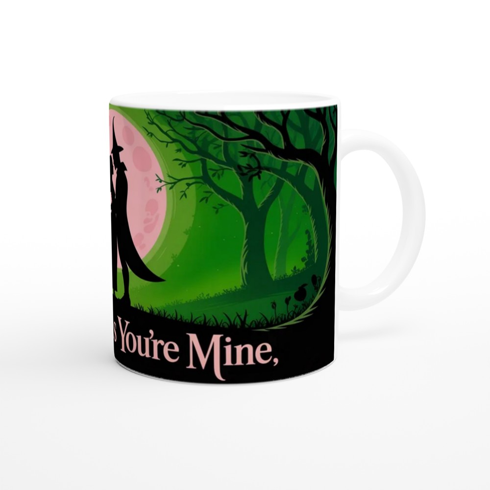 Wicked Mug | 'As Long as You're Mine' Quote | Musical Theatre Gift | Elphaba and Fiyero Romance Mug — view 12