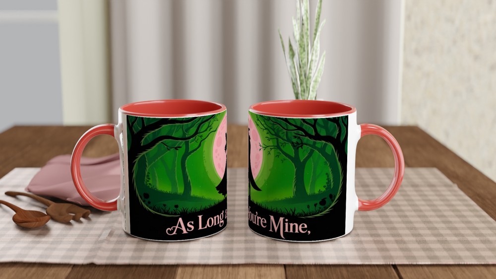 Wicked Mug | 'As Long as You're Mine' Quote | Musical Theatre Gift | Elphaba and Fiyero Romance Mug — view 7