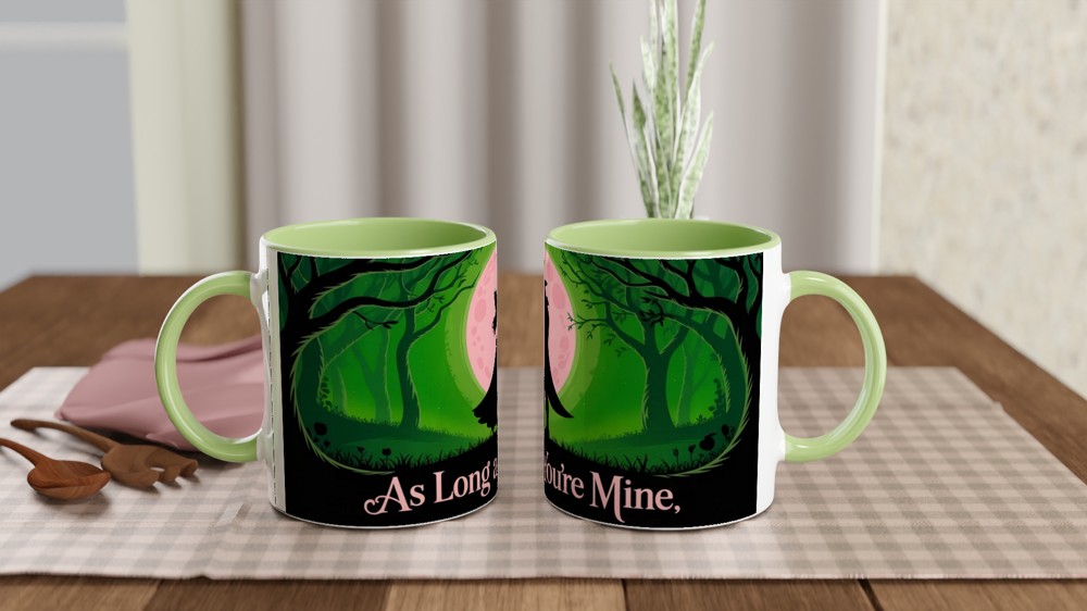 Wicked Mug | 'As Long as You're Mine' Quote | Musical Theatre Gift | Elphaba and Fiyero Romance Mug — view 5