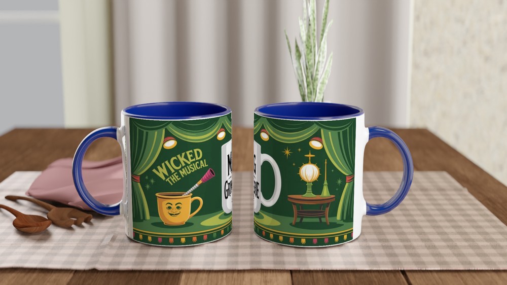 Wicked Mug | 'The Grimmerie' Book Design | Musical Theatre Gift | Gift for Best Friend — view 4