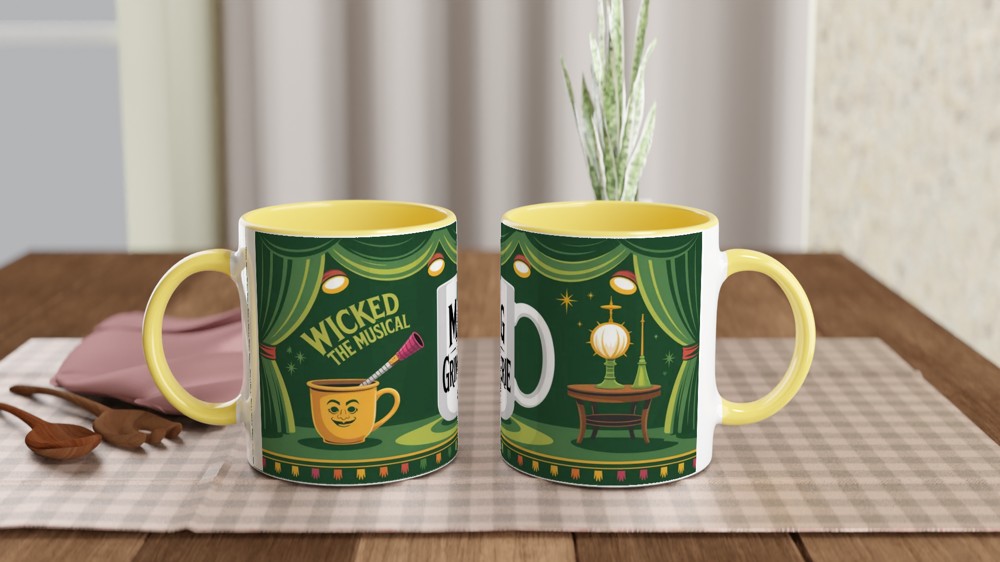Wicked Mug | 'The Grimmerie' Book Design | Musical Theatre Gift | Gift for Best Friend — view 8