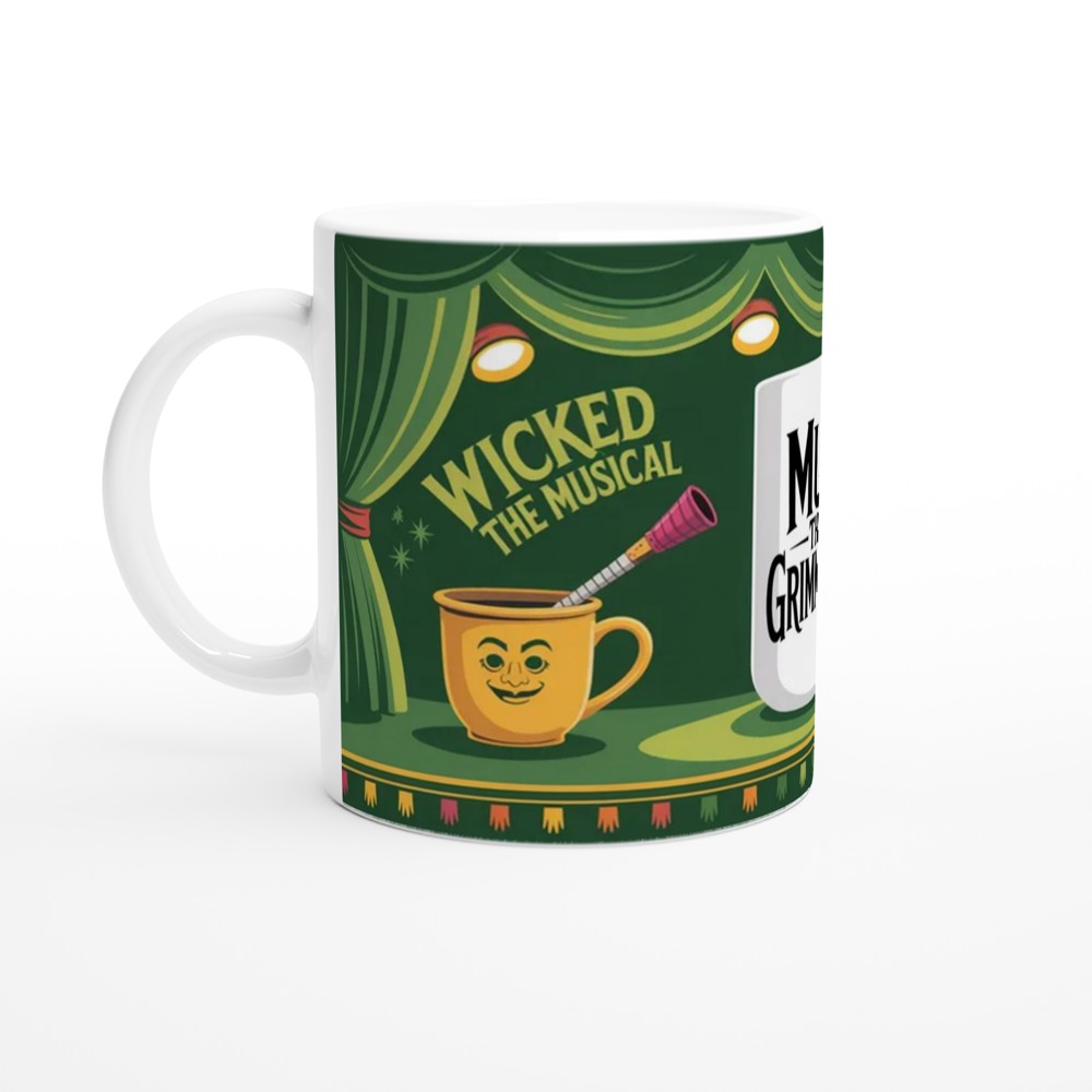 Wicked Mug | 'The Grimmerie' Book Design | Musical Theatre Gift | Gift for Best Friend — view 10