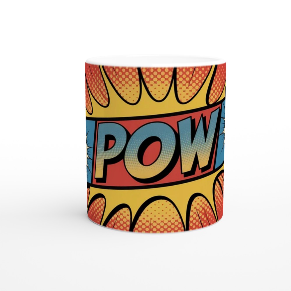 Funny Squirrel Mug | Focusing Focusing Squirrel Quote | Birthday Gift for Best Friend | Comic Book Style Office Colleague Present — view 11