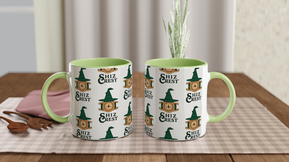 Wicked Mug | Shiz University Crest Pattern | Musical Theatre Gift | Wizard of Oz Theatre Lover Present — view 5