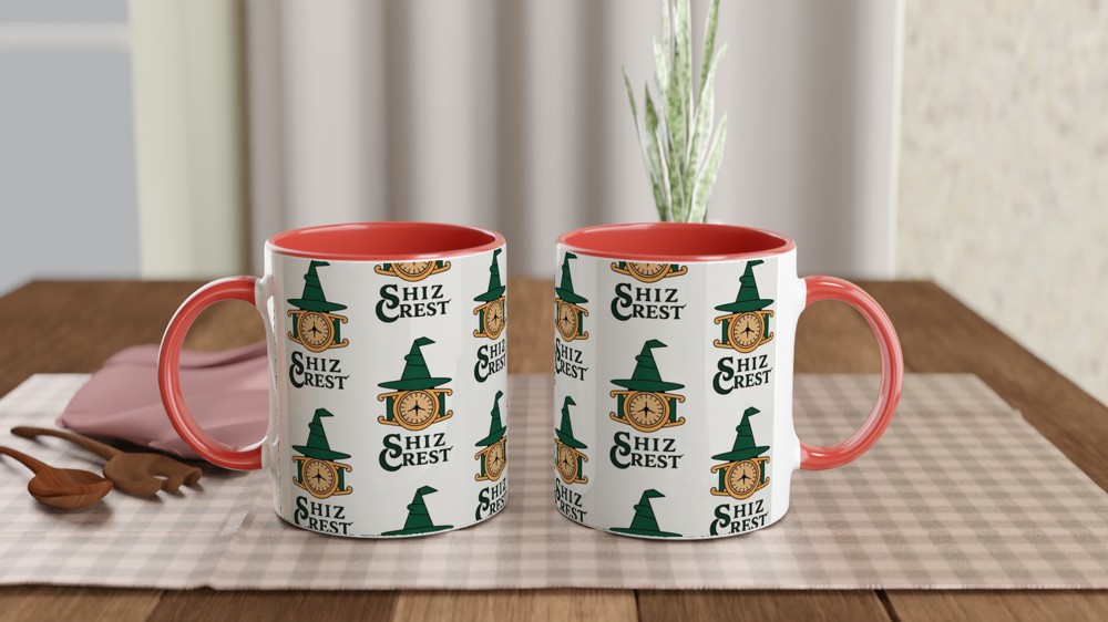 Wicked Mug | Shiz University Crest Pattern | Musical Theatre Gift | Wizard of Oz Theatre Lover Present — view 7