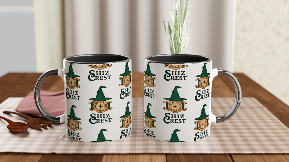 Wicked Mug | Shiz University Crest Pattern | Musical Theatre Gift | Wizard of Oz Theatre Lover Present — view 9