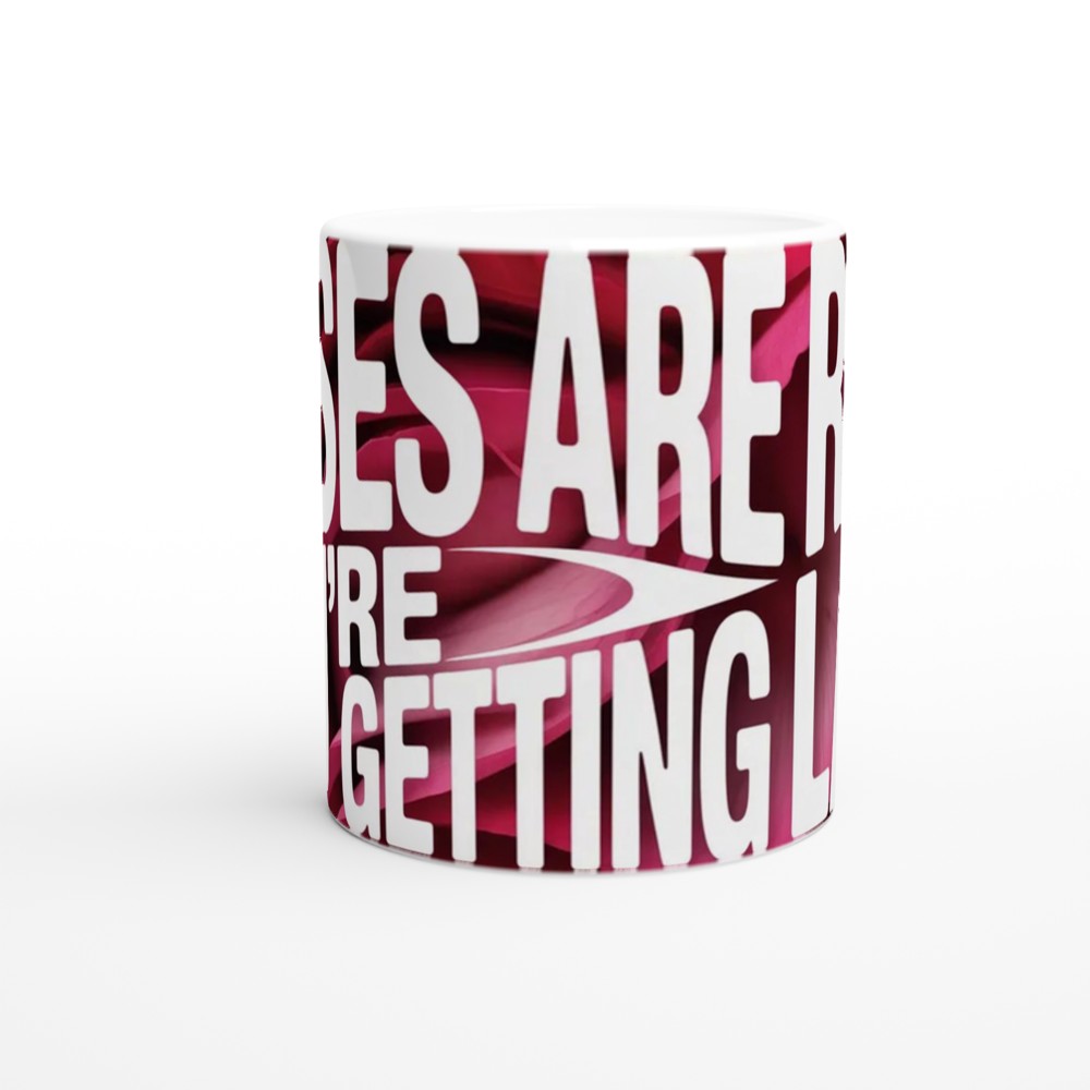 Funny Valentine's Day Mug | Roses Are Red You're Getting Laid Gift | Cheeky Anniversary Present for Husband or Wife | Rude Mug — view 11