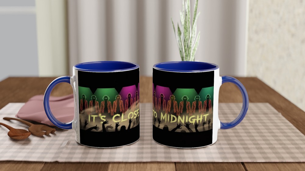 Thriller Mug | 'It's Close to Midnight' Stage Design | Musical Theatre Gift | Present for Dance and Theatre Lovers — view 4