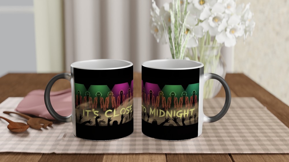 Thriller Mug | 'It's Close to Midnight' Stage Design | Musical Theatre Gift | Present for Dance and Theatre Lovers — view 3