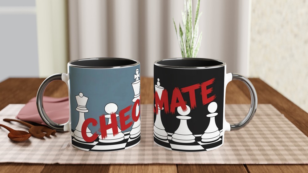 Chess the Musical Mug | Checkmate Quote Gift | Theatre Lover Present | Musical Theatre Birthday Gift — view 9
