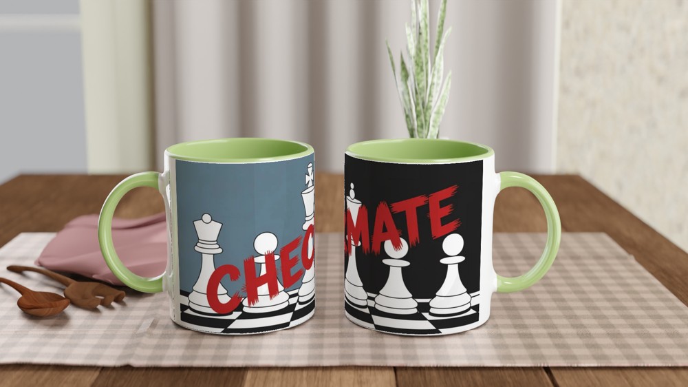 Chess the Musical Mug | Checkmate Quote Gift | Theatre Lover Present | Musical Theatre Birthday Gift — view 5