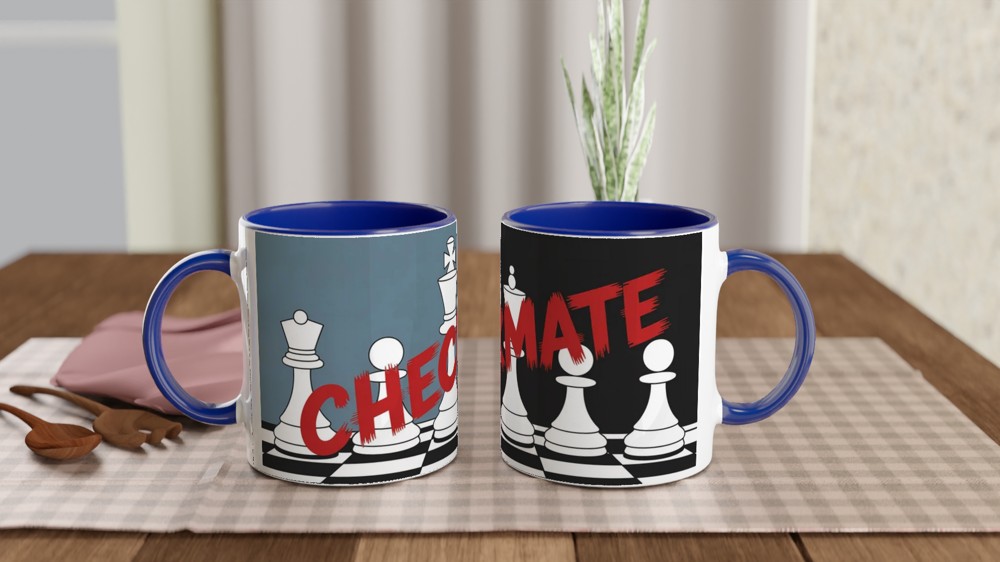 Chess the Musical Mug | Checkmate Quote Gift | Theatre Lover Present | Musical Theatre Birthday Gift — view 4