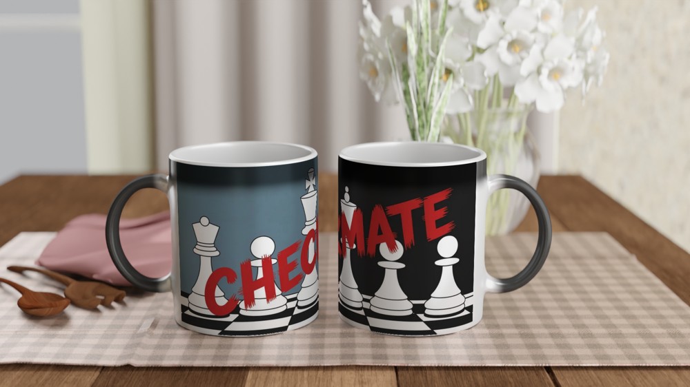 Chess the Musical Mug | Checkmate Quote Gift | Theatre Lover Present | Musical Theatre Birthday Gift — view 3