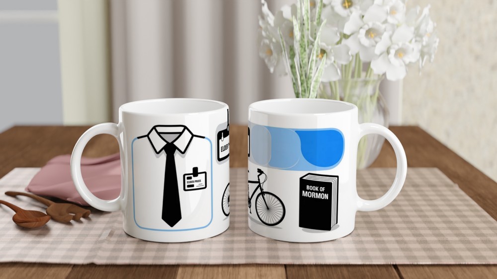 Elder Price Mormon Missionary Mug