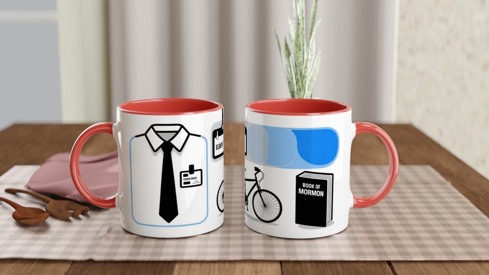 Elder Price Mormon Missionary Mug — view 7