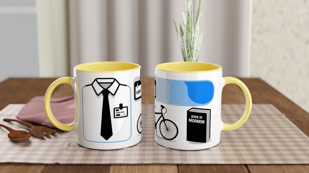 Elder Price Mormon Missionary Mug — view 8