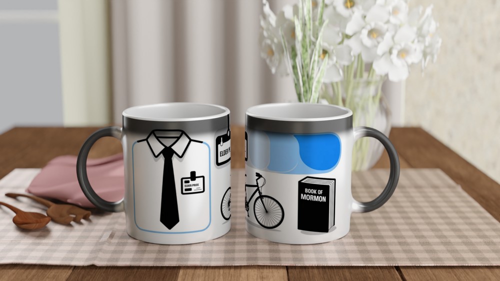 Elder Price Mormon Missionary Mug — view 3