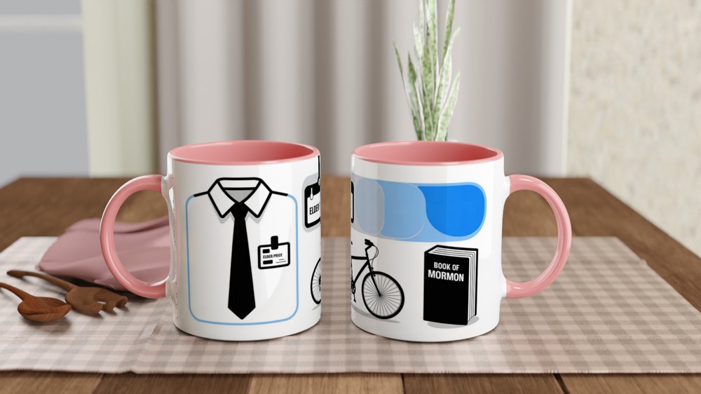 Elder Price Mormon Missionary Mug — view 6