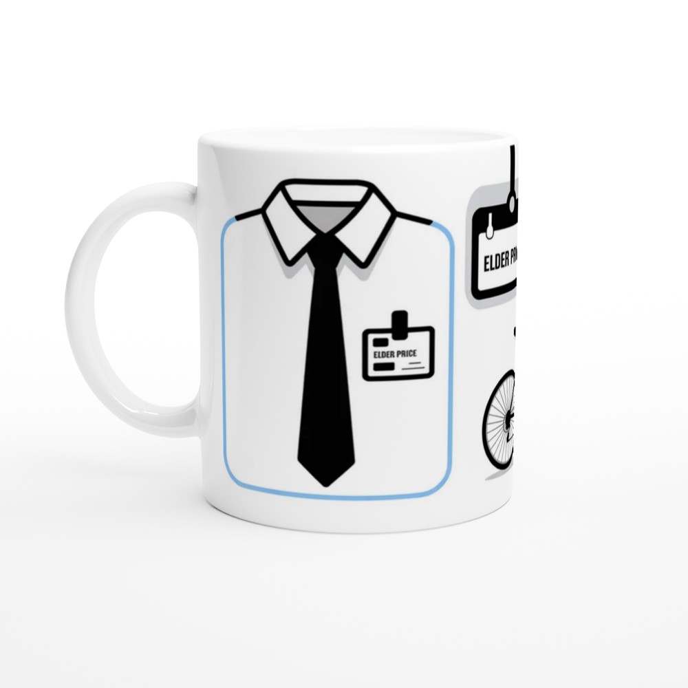 Elder Price Mormon Missionary Mug — view 10