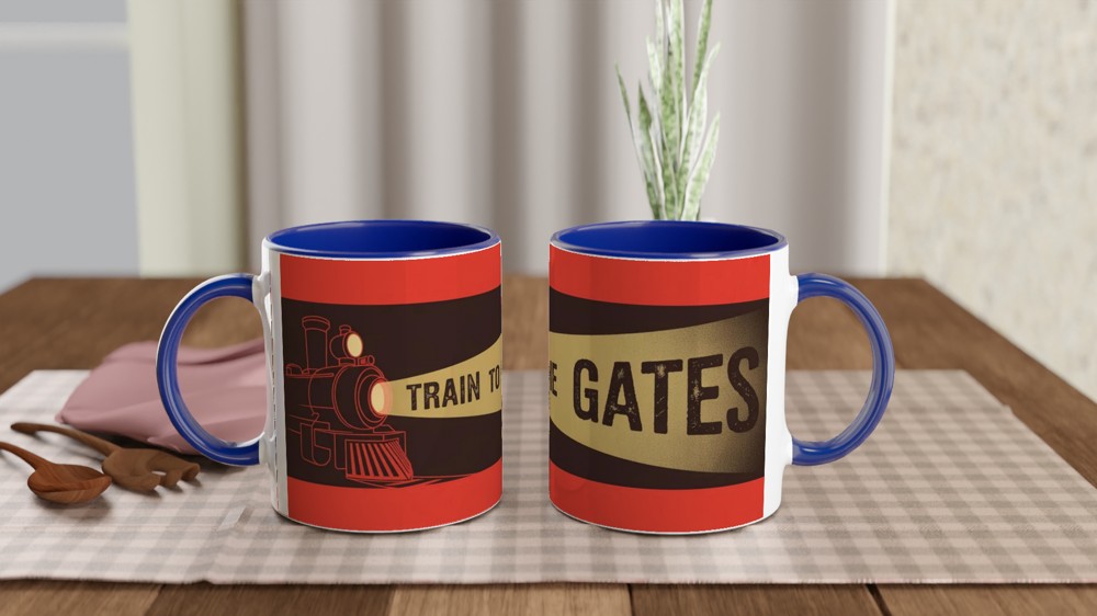 Hadestown Mug | Train To The Gates Quote | Musical Theatre Gift | Broadway Show Present for Theatre Lovers — view 4