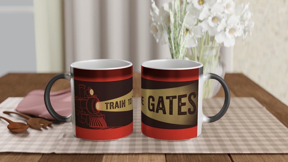 Hadestown Mug | Train To The Gates Quote | Musical Theatre Gift | Broadway Show Present for Theatre Lovers — view 3