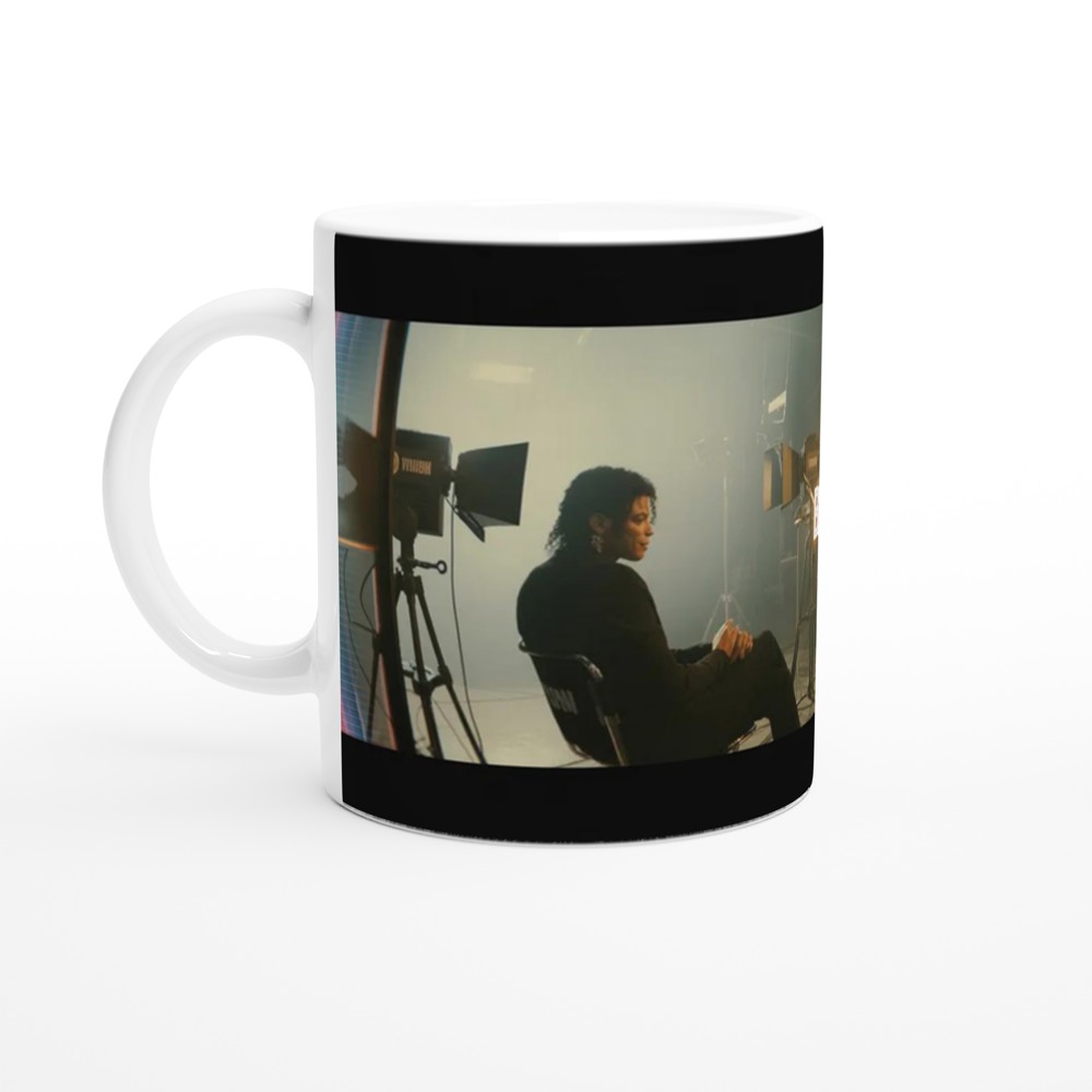 MJ The Musical Mug | Behind the Curtain Backstage Design | Michael Jackson Gift | Musical Theatre Mug for Fans — view 10