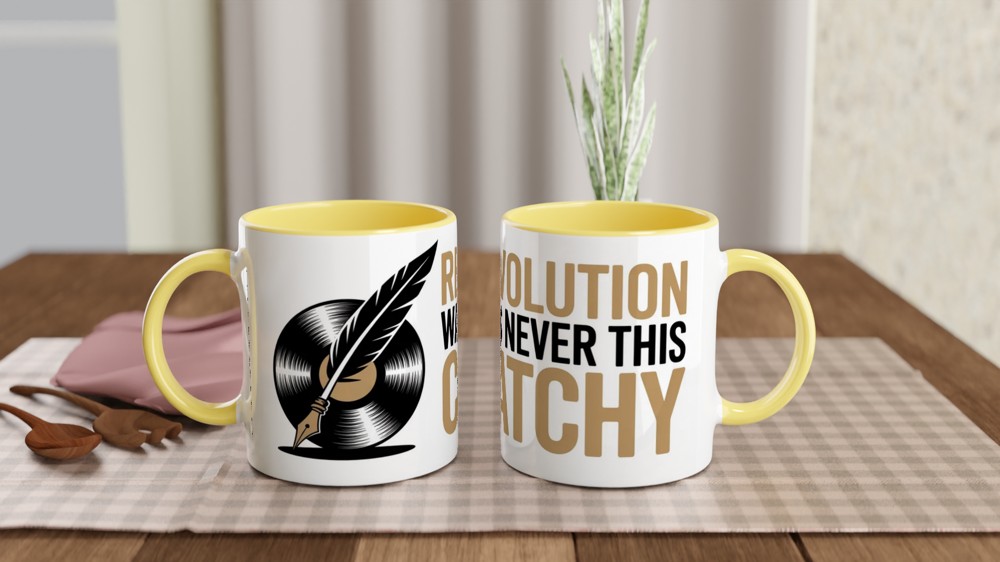 Hamilton Mug | Revolution Was Never This Catchy Quote | Musical Theatre Gift | Broadway Fan Present for Best Friend — view 8