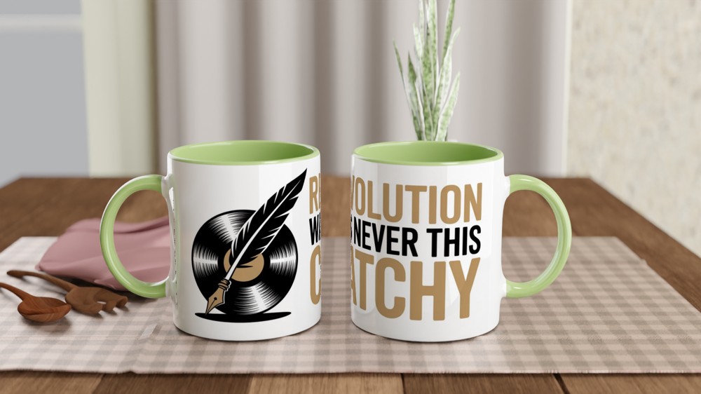 Hamilton Mug | Revolution Was Never This Catchy Quote | Musical Theatre Gift | Broadway Fan Present for Best Friend — view 5