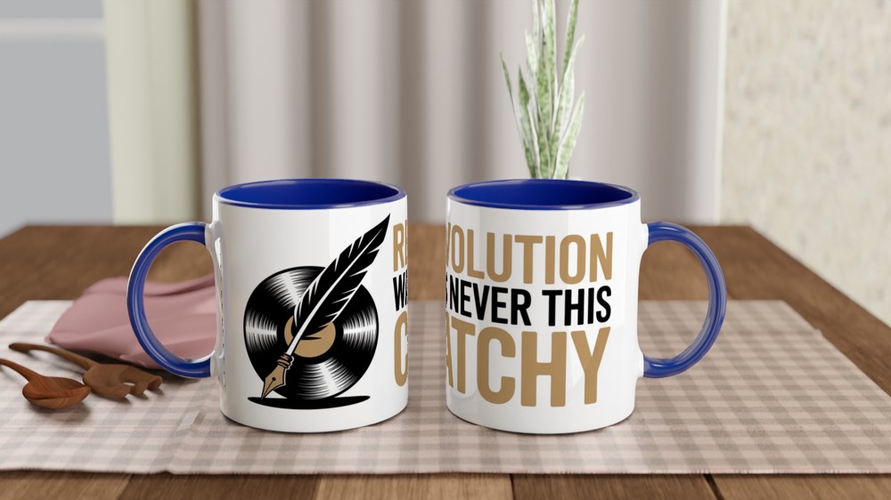 Hamilton Mug | Revolution Was Never This Catchy Quote | Musical Theatre Gift | Broadway Fan Present for Best Friend — view 4