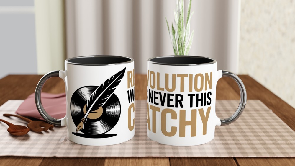 Hamilton Mug | Revolution Was Never This Catchy Quote | Musical Theatre Gift | Broadway Fan Present for Best Friend — view 9
