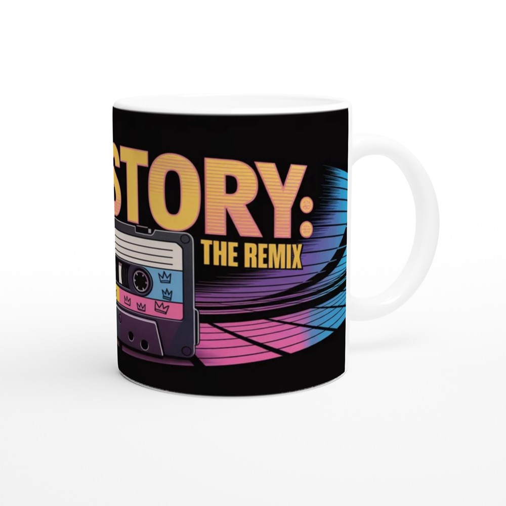 Her-Story The Remix Retro Cassette Tape Mug — view 12