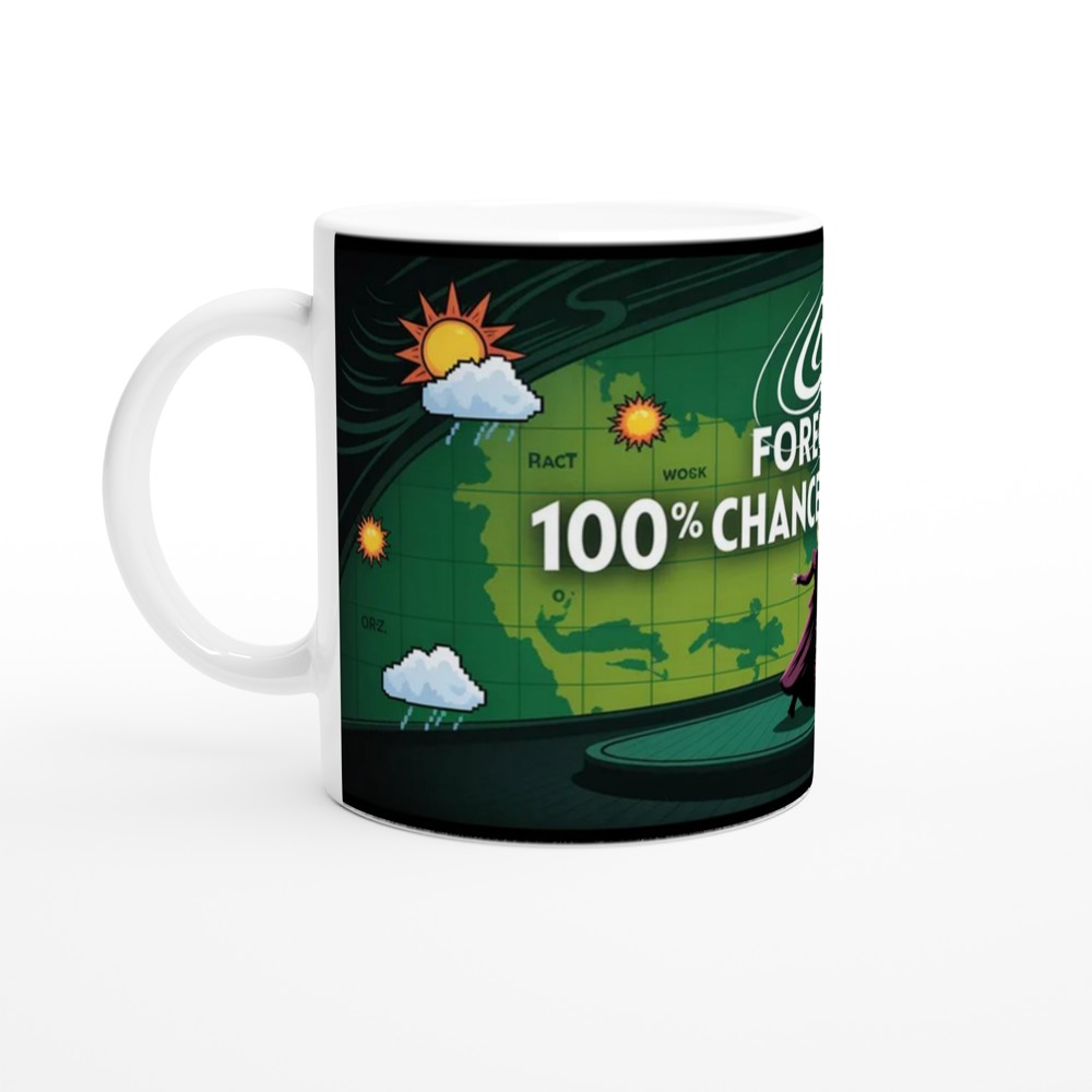 Wicked Weather Control Mug | Oz Map Musical Theatre Gift | Retro West End Present for Best Friend — view 10