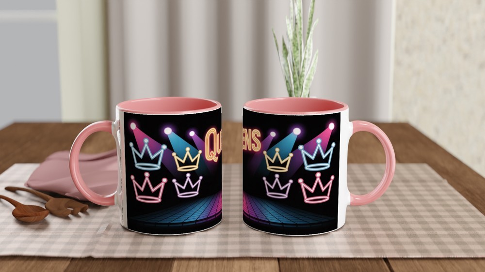 Six the Musical Mug | Queens Crown Concert Design | West End Theatre Gift | Musical Theatre Mug for Her — view 6