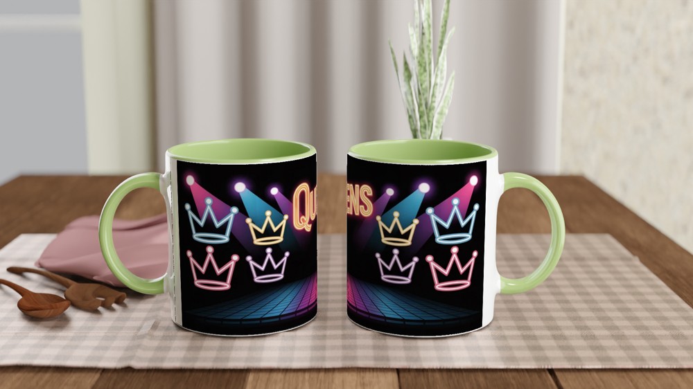 Six the Musical Mug | Queens Crown Concert Design | West End Theatre Gift | Musical Theatre Mug for Her — view 5