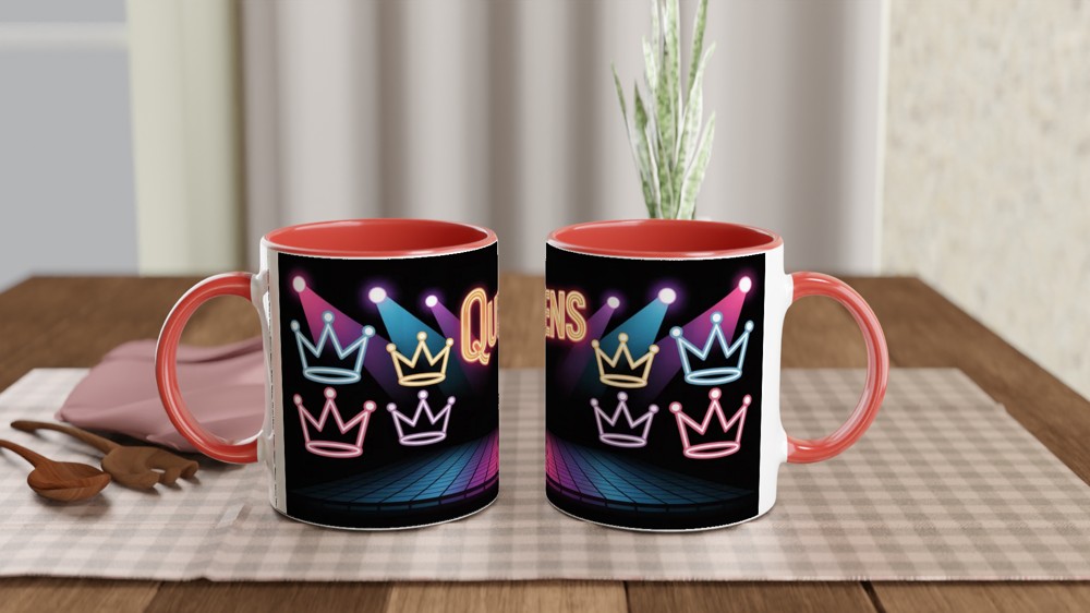 Six the Musical Mug | Queens Crown Concert Design | West End Theatre Gift | Musical Theatre Mug for Her — view 7