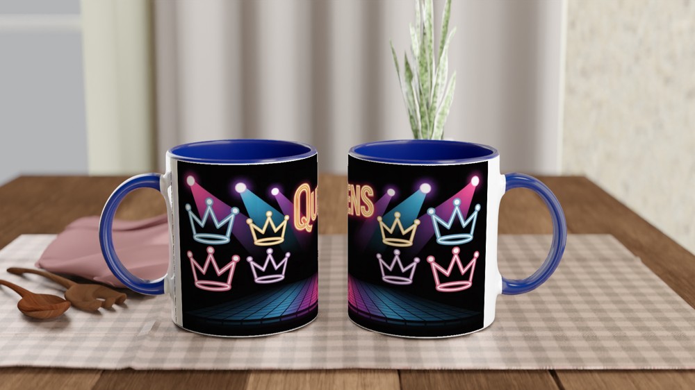 Six the Musical Mug | Queens Crown Concert Design | West End Theatre Gift | Musical Theatre Mug for Her — view 4