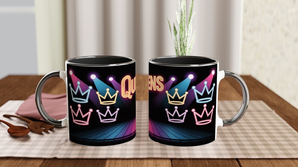 Six the Musical Mug | Queens Crown Concert Design | West End Theatre Gift | Musical Theatre Mug for Her — view 9