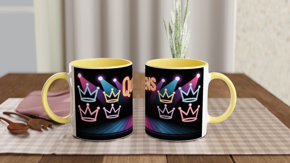 Six the Musical Mug | Queens Crown Concert Design | West End Theatre Gift | Musical Theatre Mug for Her — view 8